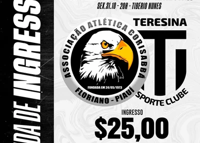 Confira o valor e pontos de vendas dos ingressos da final do Piauiense Série B 2025
