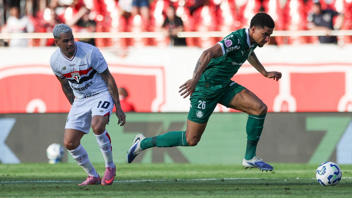 Confronto entre São Paulo e Palmeiras, pelo Brasileirão