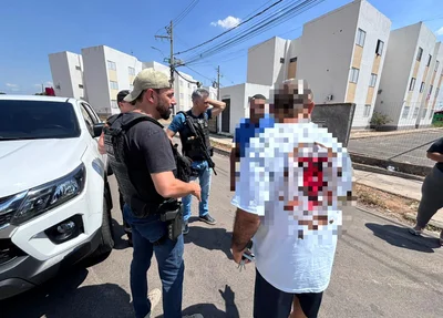 Cumprimento de mandados pelos policiais da Diretoria de Operações de Trânsito