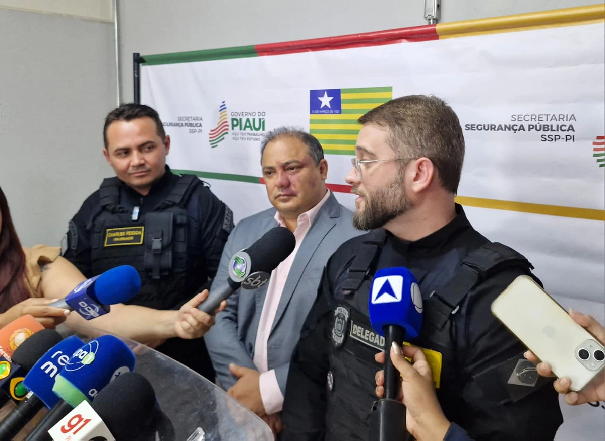 Delegados Charles Pessoa, Luccy Keiko e Bruno Luiz