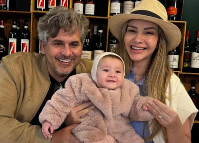 Dr. Pablo Santos, sua esposa e sua filha