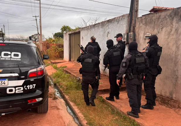 DRACO deflagra operação contra o PCC em Altos e cumpre 32 mandados