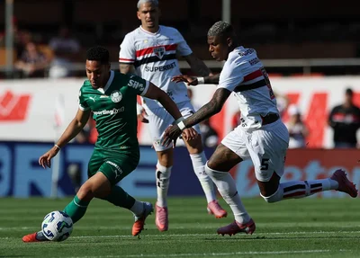 Duelo entre Palmeiras e São Paulo pelo Brasileirão 2025