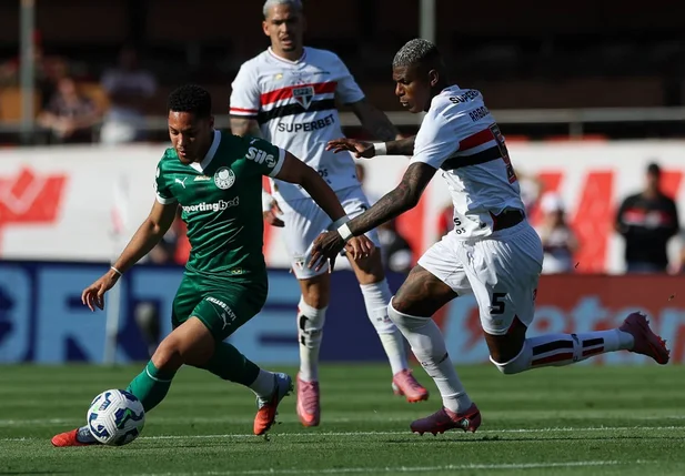 Duelo entre Palmeiras e São Paulo pelo Brasileirão 2025