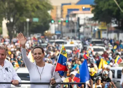 Edmundo González e Maria Corina Machado