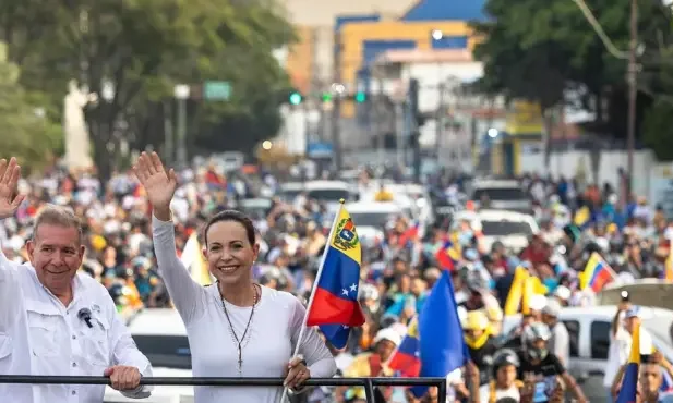 Edmundo González e Maria Corina Machado
