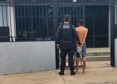 Equipe do DRFV em cumprimento a mandados de prisão