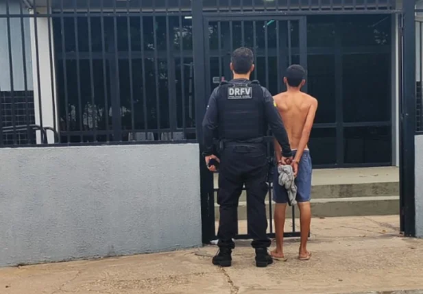Equipe do DRFV em cumprimento a mandados de prisão