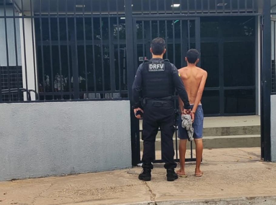 Equipe do DRFV em cumprimento a mandados de prisão