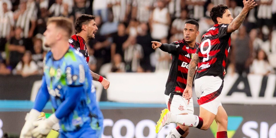 Flamengo vence Botafogo pelo Brasileirão