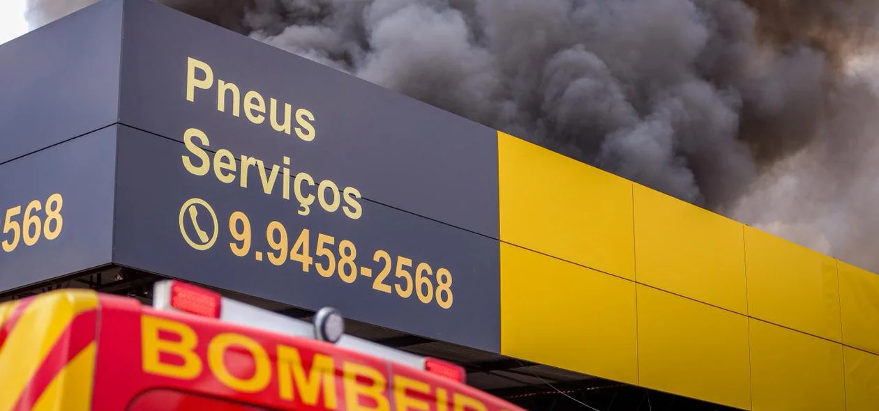 Fumaça no local