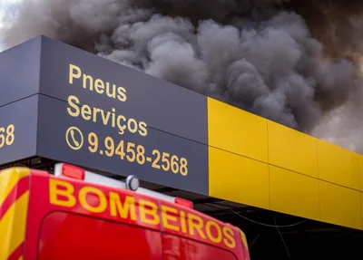 Fumaça no local