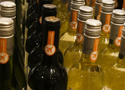 Garrafas de bebidas alcoólicas