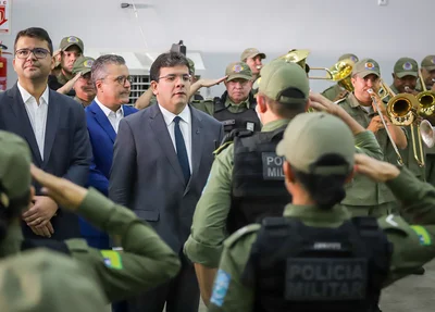 Governador Rafael Fonteles inaugura batalhão