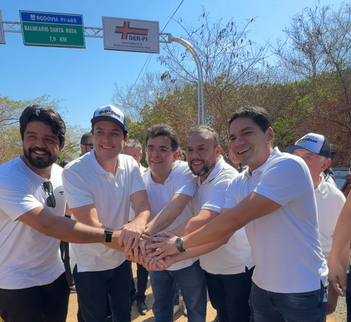Governador Rafael Fonteles inaugura rodovias