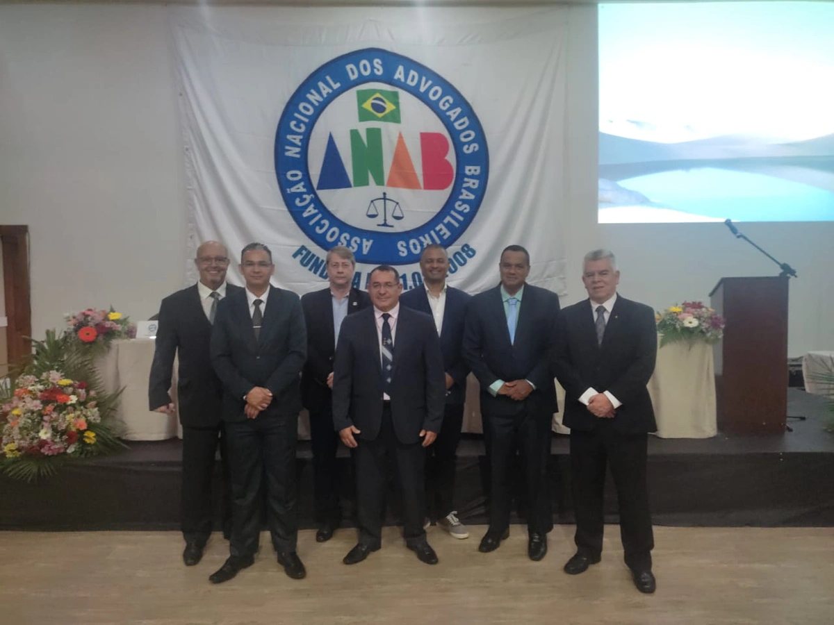 Hermenegildo Ribeiro com outros representantes da ANAB