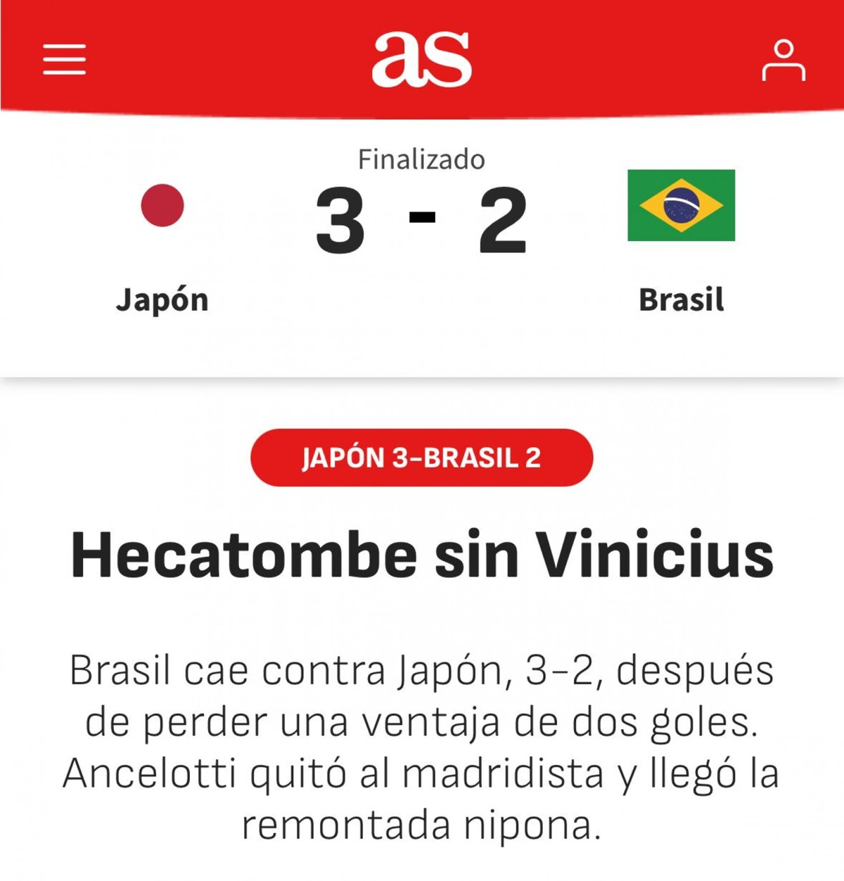 Imprensa internacional repercute a derrota do Brasil
