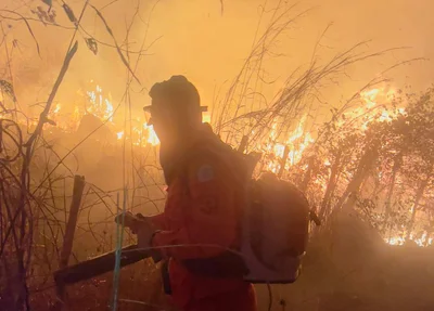 Incêndio de grandes proporções na cidade de Batalha