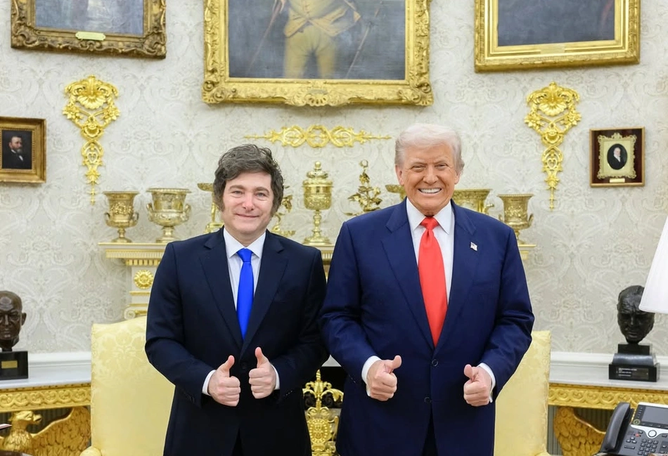 Javier Milei e Donald Trump