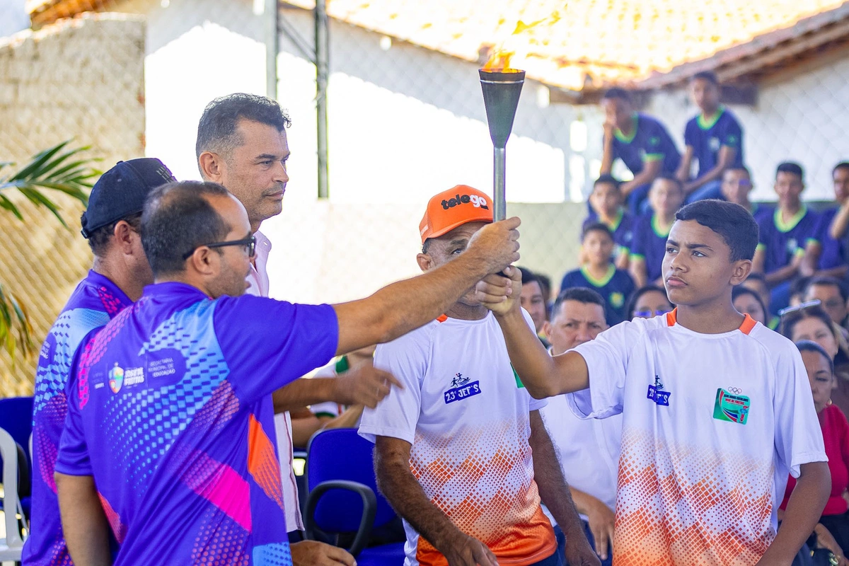 José de Freitas realiza cerimônia de acendimento da tocha do 23º Jogos Escolares Freitenses