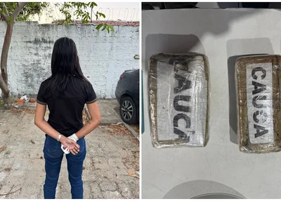 Jovem de 18 anos é presa transportando drogas dentro de ônibus interestadual em Teresina