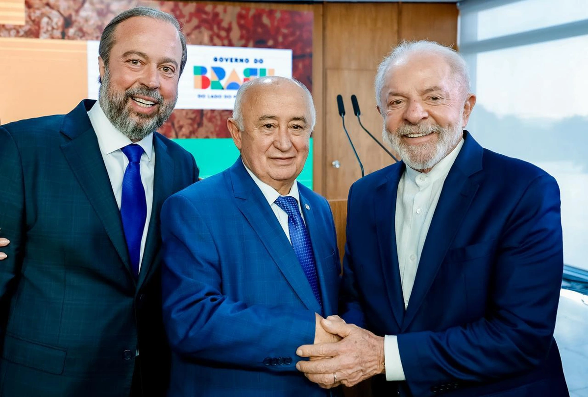 Júlio César com presidente Lula
