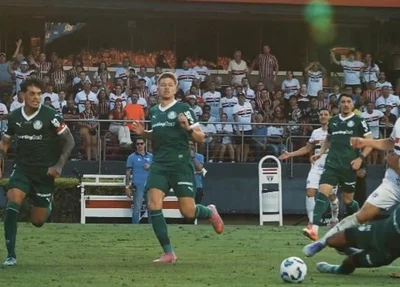 Lance polêmico da partida entre São Paulo x Palmeiras
