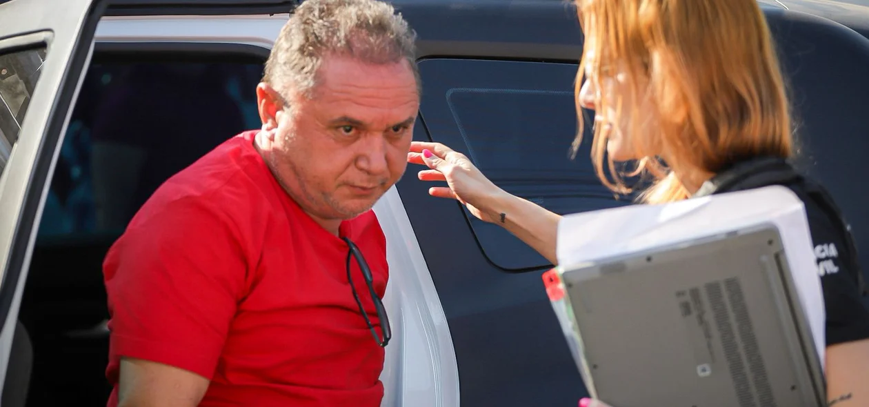 Marcus Almeida preso pela Polícia Civil
