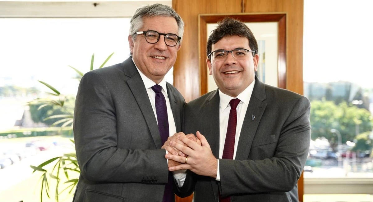 Ministro Alexandre Padilha e governador Rafael Fonteles