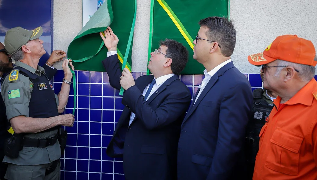 Momento da inauguração