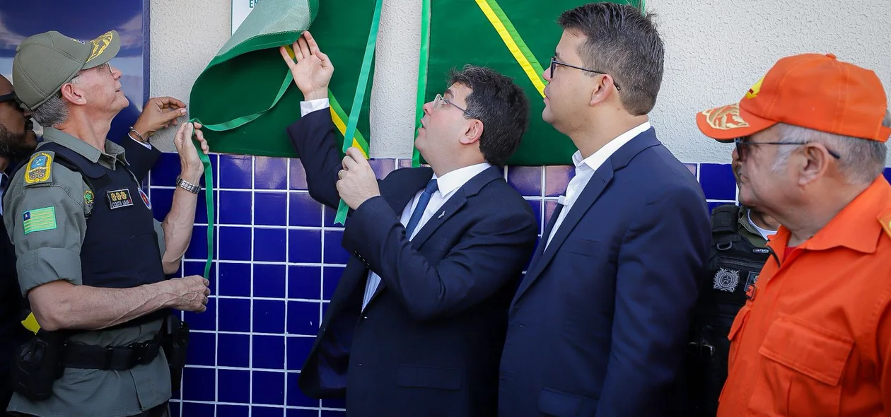Momento da inauguração