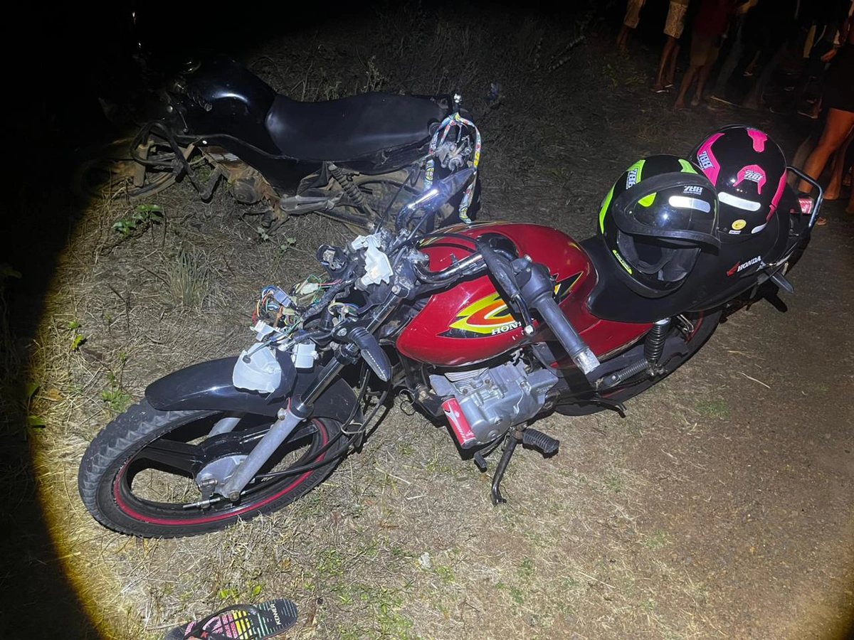 Motocicleta da vítima