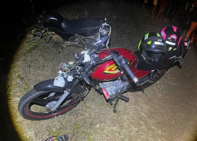 Motocicleta da vítima
