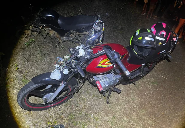 Motocicleta da vítima