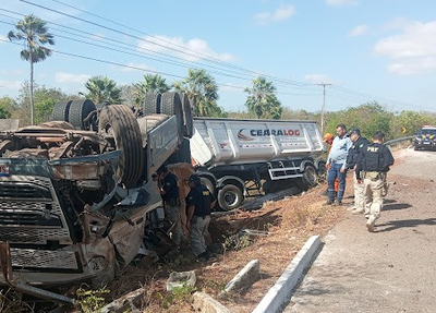 O acidente ocorreu na zona rural de Buriti dos Lopes