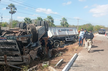 O acidente ocorreu na zona rural de Buriti dos Lopes