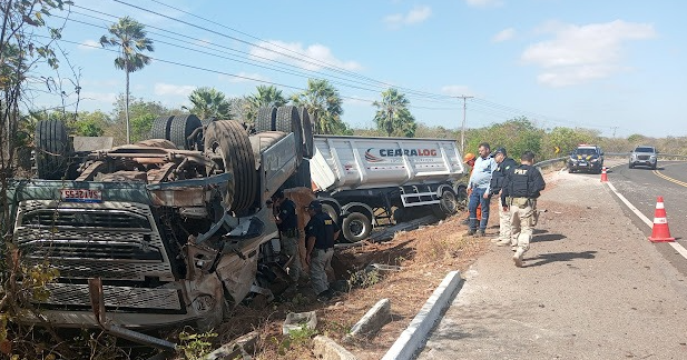 O acidente ocorreu na zona rural de Buriti dos Lopes