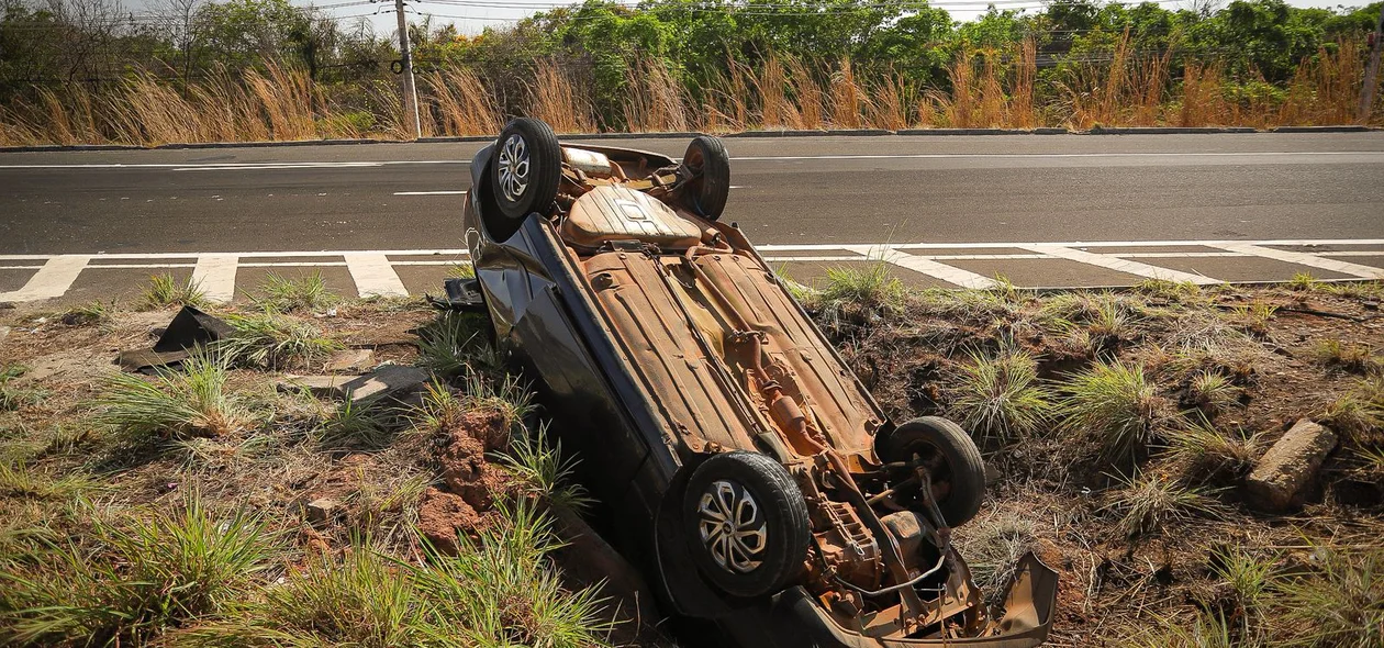 O capotamento ocorreu na BR 316 em Teresina