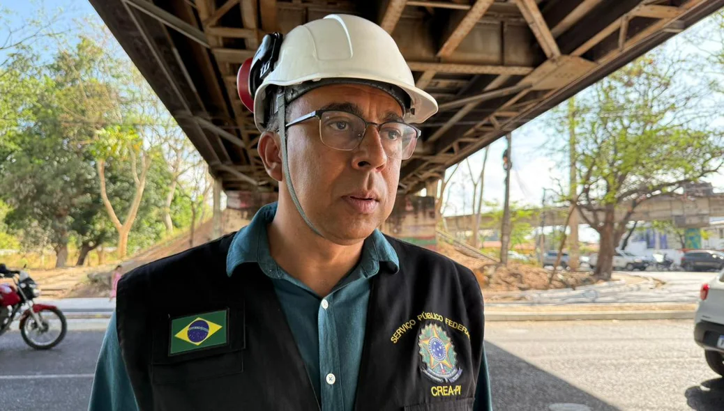 O Crea do Poiauí realizou uma vistória na Ponte Metálica