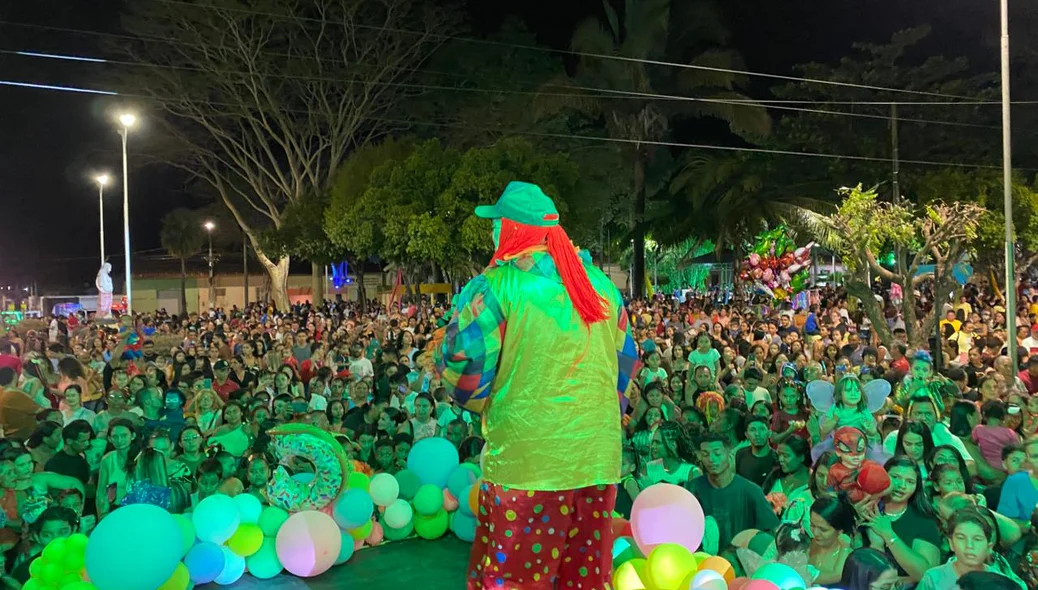 O evento encantou crianças e famílias em Esperantina