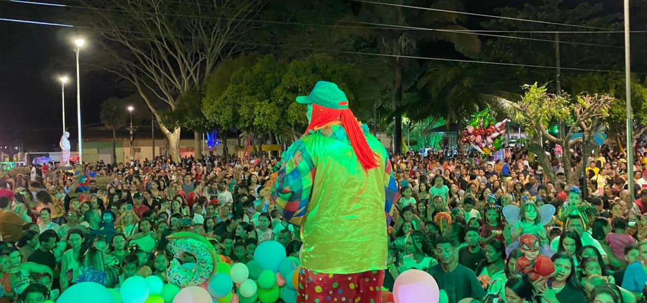 O evento encantou crianças e famílias em Esperantina