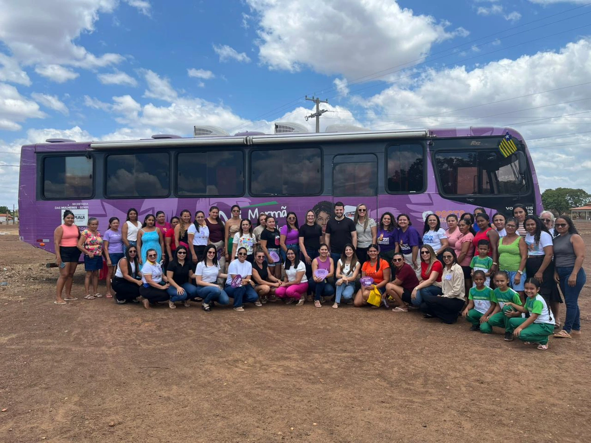 Ônibus Lilás realiza ação em Aroazes