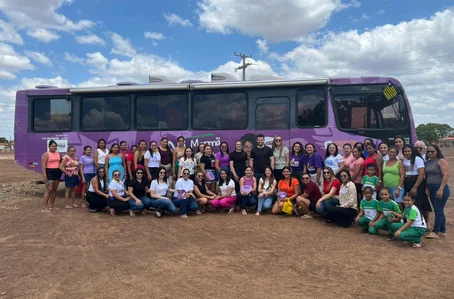 Ônibus Lilás realiza ação em Aroazes