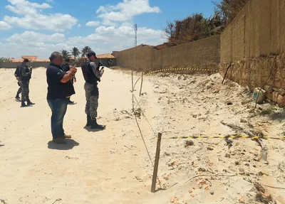 Ossada encontrada em Luís Correia