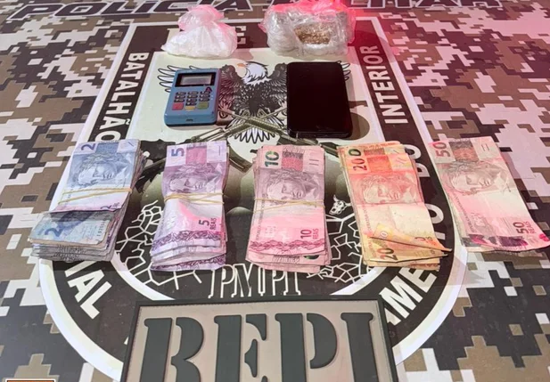 PM apreende drogas em bar na zona Norte de Teresina