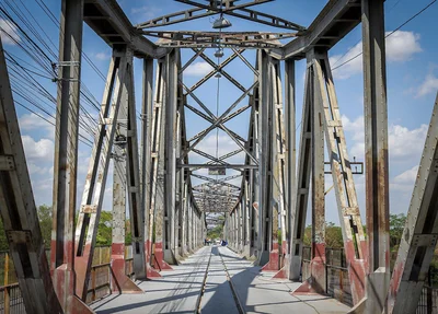 Ponte Metálica que liga Teresina e Timon (MA)