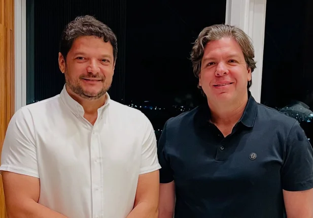 Prefeito Dr. Talles Marques e o ministro Frederico de Siqueira Filho
