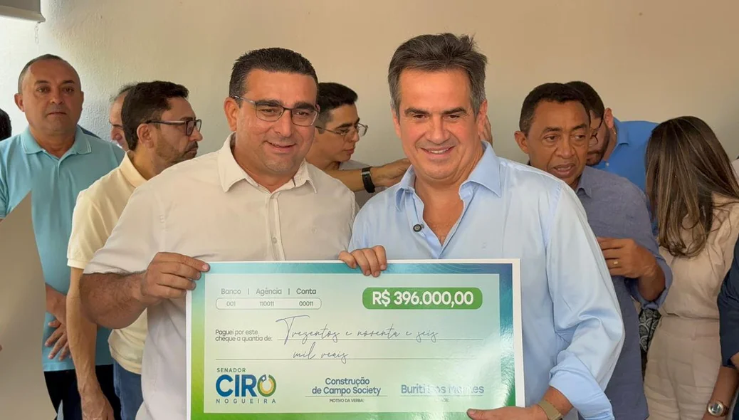 Prefeito Olavo Júnior e senador Ciro Nogueira