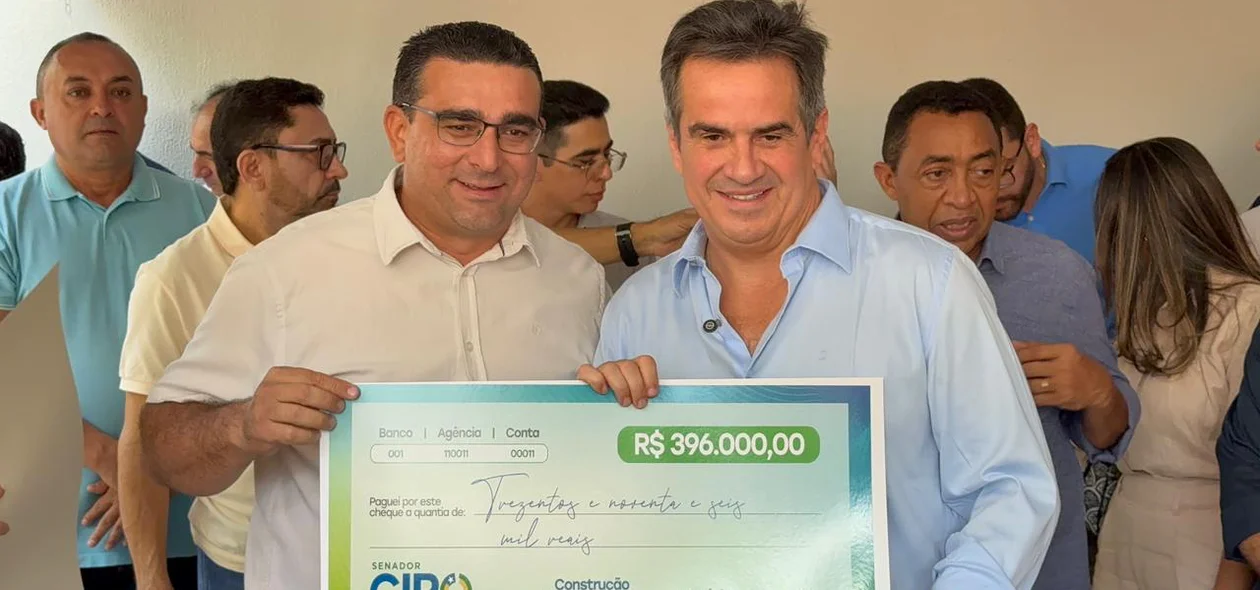 Prefeito Olavo Júnior e senador Ciro Nogueira