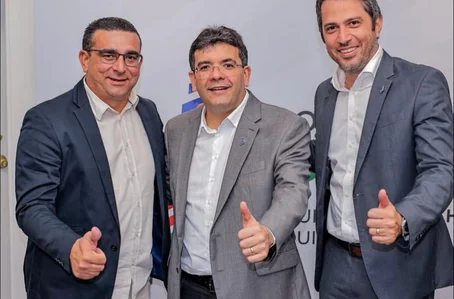 Prefeito Olavo Júnior participa de reunião com Rafael Fonteles